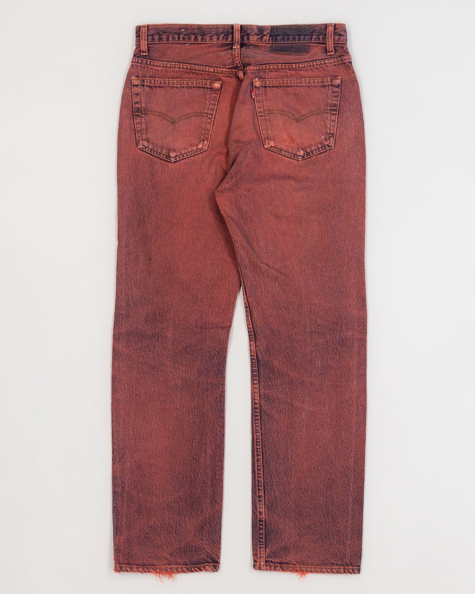 LEVI'S 501 OVERDYED RED